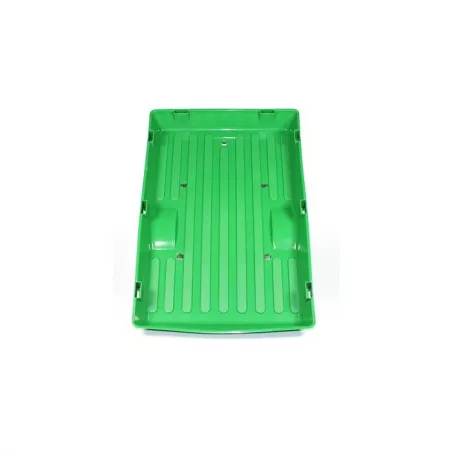 Cama de remolque John Deere Ground Force de alta resistencia para tractor de pedales infantil.