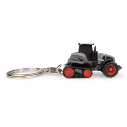 Tractor Claas Axion 960 Terra Trac Gris a escala 1:32 de Universal Hobbies con sistema de orugas.