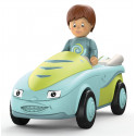 Vehículo de juguete Freddy Fluxy de Toddys con motor de fricción y figura articulada para desarrollo motriz.