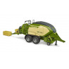 Krone BiG Pack 1290HDP VC con 2 pacas de heno