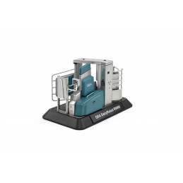 Réplica a escala 1:32 del robot de ordeño GEA R9500 para dioramas y coleccionistas de maquinaria agrícola.