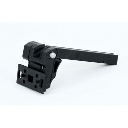 Extensión de brazo elevador de juguete Bruder para camiones y maquinaria de construcción.