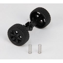Eje trasero de repuesto original para coche de juguete Land Rover Pick Up de Bruder