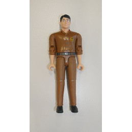 Figura articulada de conductor de UPS de Bruder para vehículos de juguete