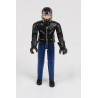 Conductor de moto Cafe Racer