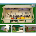 Establo con sala de ordeño - escala 1:32