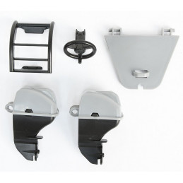 Accesorios de bote Bruder escala 1:16 para vehículos de juguete de rescate y transporte.