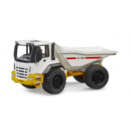 Camión dumper de juguete Bruder a escala 1:16 con caja basculante