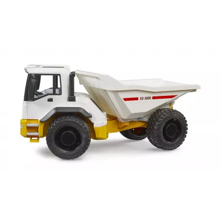 Camión dumper de juguete Bruder a escala 1:16 con caja basculante
