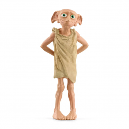 Figura coleccionable de Dobby el elfo doméstico de Schleich, pintada a mano con detalles de Harry Potter.