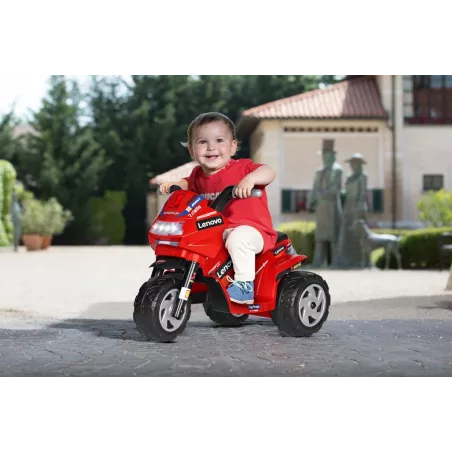 Moto eléctrica infantil Ducati Mini EVO roja para niños a partir de 2 años