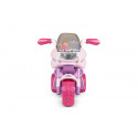 Moto eléctrica infantil Flower Princess rosa para niñas de 2 años con luces y sonidos