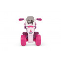 Moto eléctrica infantil Flower Princess rosa para niñas de 2 años con luces y sonidos