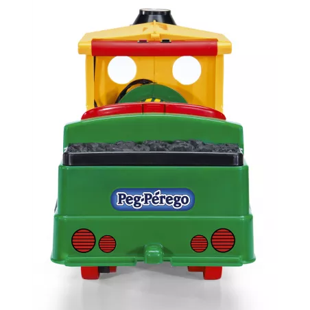 Tren eléctrico infantil Santa Fé Train de 6V para niños desde 2 años, utilizable con o sin vías.