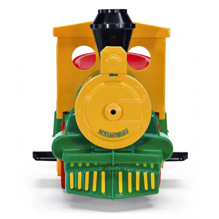Tren eléctrico infantil Santa Fé Train de 6V para niños desde 2 años, utilizable con o sin vías.