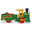 Tren eléctrico infantil Santa Fé Train de 6V para niños desde 2 años, utilizable con o sin vías.