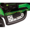 Tractor excavadora eléctrica infantil John Deere Ground Loader de 12V con pala móvil para niños.