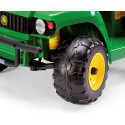 Tractor utilitario eléctrico infantil John Deere Gator HPX con batería de 12V