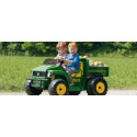 Tractor utilitario eléctrico infantil John Deere Gator HPX con batería de 12V