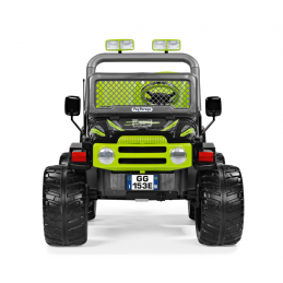 Coche todoterreno eléctrico infantil Gaucho Sport de Peg Perego de 12V y dos plazas para niños.