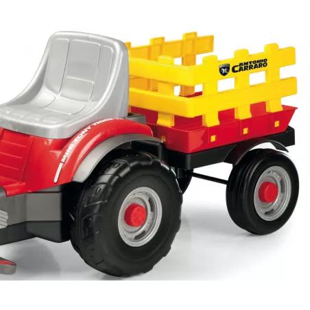 Tractor de pedales a cadena Antonio Carraro Mini Tony Tigre para niños a partir de 2 años.