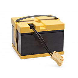 Batería de plomo sellado original Peg-Pérego de 24V y 8Ah para coches eléctricos infantiles.