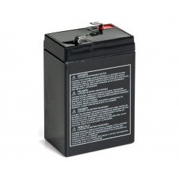 Batería original Peg Perego de 6V y 4,5Ah con conector jack para juguetes eléctricos infantiles.