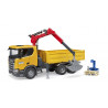 Camión de obra Scania Super 560R con grúa y 2 palés