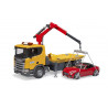 Scania Super 560R con luces y sonido y coche