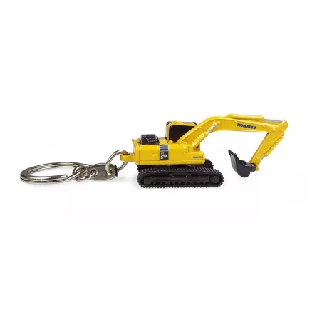 Réplica en miniatura de la excavadora Komatsu PC210 LC11 de Universal Hobbies para coleccionistas.