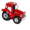 Tractor Hucha rojo cerámica