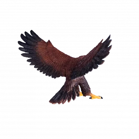 Figura decorativa detallada de águila real para coleccionistas