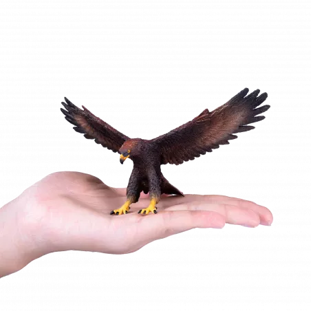 Figura decorativa detallada de águila real para coleccionistas