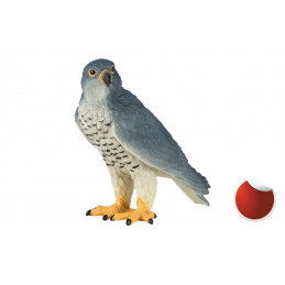 Figura realista de halcón peregrino de juguete para niños, miniatura educativa de 6x5x2 cm.