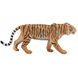 Figura detallada y realista de tigre de bengala para coleccionistas y juego educativo infantil.