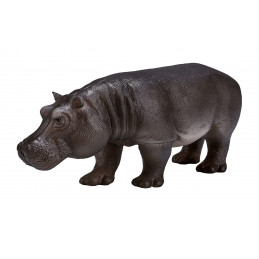 Figura detallada de hembra de hipopótamo de juguete marca Mojo para juego educativo y coleccionistas.