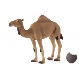 Figura de juguete de camello Mojo pintada a mano con detalles realistas para coleccionistas y niños.