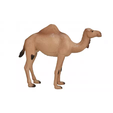 Figura de juguete de camello Mojo pintada a mano con detalles realistas para coleccionistas y niños.