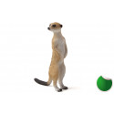 Figura realista de suricata en posición de alerta para coleccionistas y juego educativo.