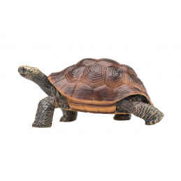 Figura realista de tortuga gigante de Mojo pintada a mano para decoración y coleccionistas